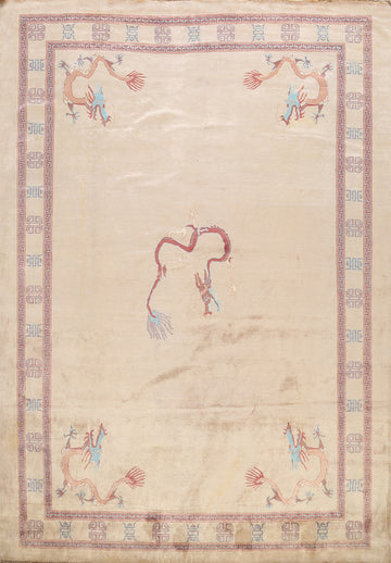 Animal Pictorial Gabbeh Kashkoli Oriental Area Rug 8x9
