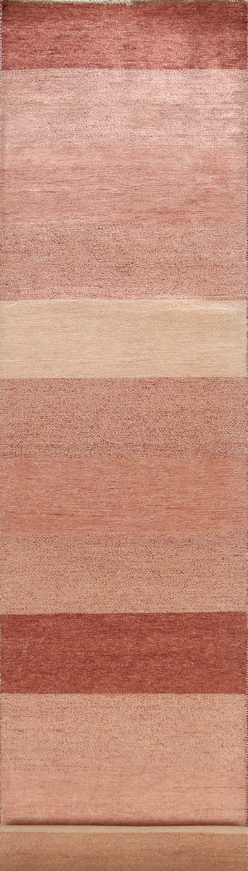 Modern Gabbeh Kashkoli Oriental Runner Rug 3x15