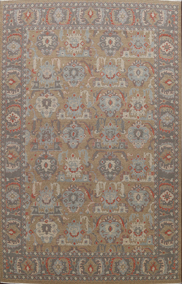 All-Over Ziegler Oushak Turkish Wool Area Rug 10x13