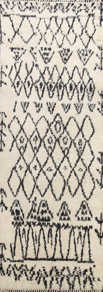 Geometric Moroccan Oriental Rug 5x12