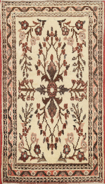 Floral Hamedan Persian Area Rug 2x3