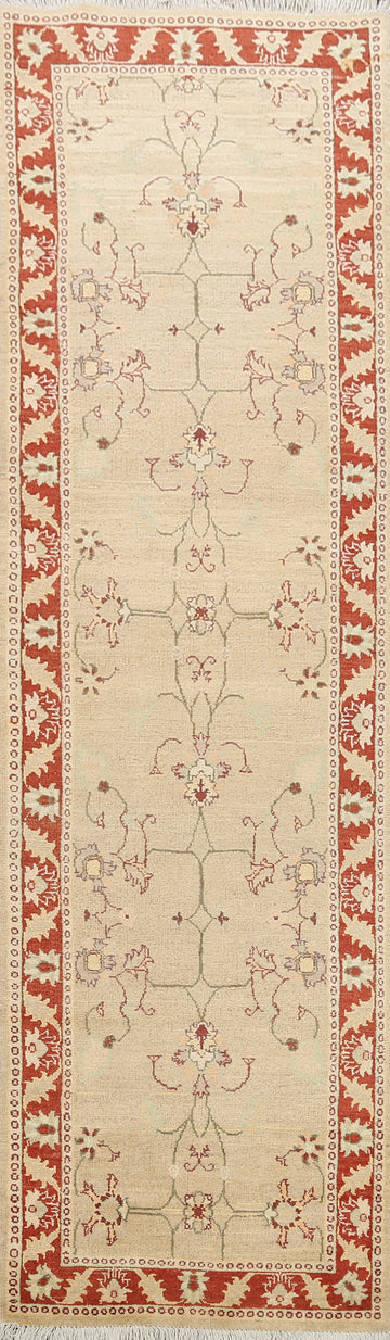 Floral Sarouk Persian Runner Rug 3x11