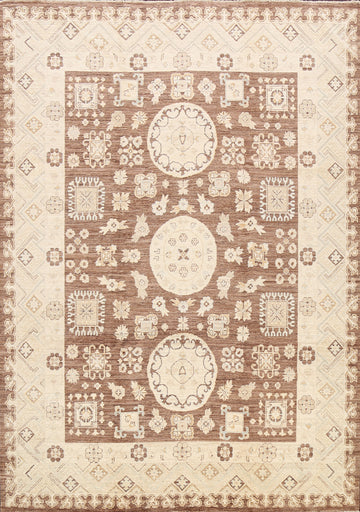 Geometric Peshawar Oriental Area Rug 8x10