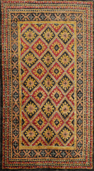 Geometric Modern Oriental Area Rug 5x8