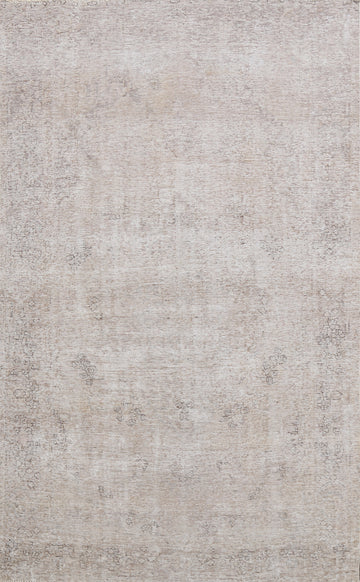 Muted Distressed Tabriz Persian Area Rug 6x10
