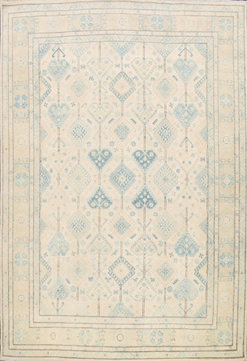 100% Vegetable Dye Super Kazak Oriental Area Rug 9x12