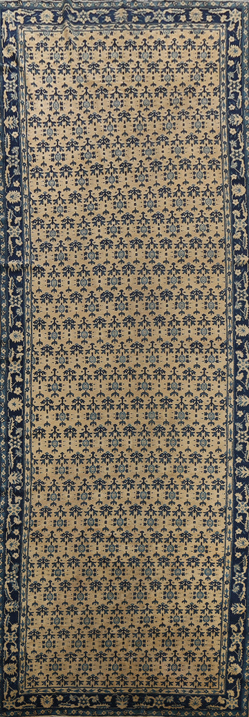 Pre-1900 Antique Vegetable Dye Peking Oriental Runner Rug 6x17