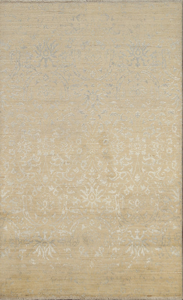 Vegetable Dye Art & Craft Oriental Area Rug 4x6