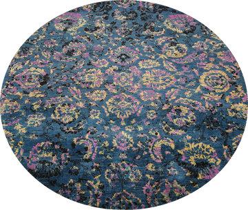 Artistic Modern Abstract Oriental Area Rug 6x6
