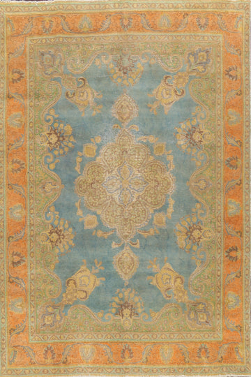 Floral Tabriz Persian Area Rug 8x11