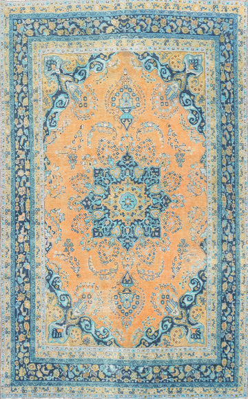 Floral Mashad Persian Area Rug 8x11