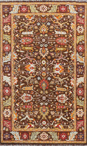 100% Vegetable Dye Ziegler Oriental Area Rug 6x10