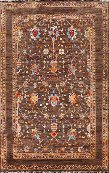 100% Vegetable Dye Ziegler Oriental Area Rug 7x10