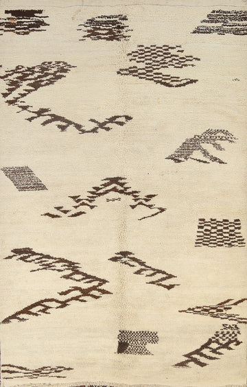 Tribal Moroccan Oriental Area Rug 5x8