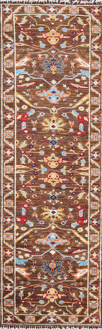 Floral Ziegler Oriental Runner Rug 3x10