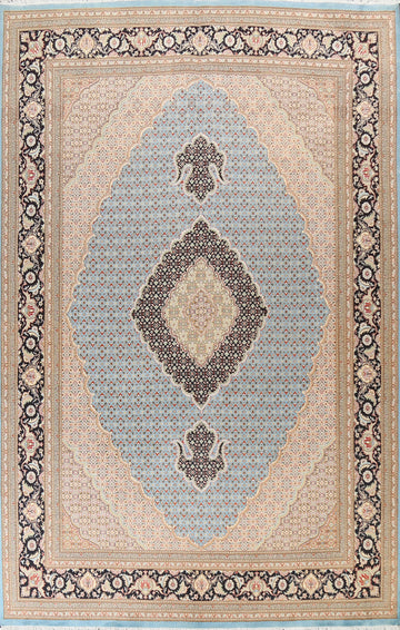 Vegetable Dye Tabriz Mahi Oriental Area Rug 9x12