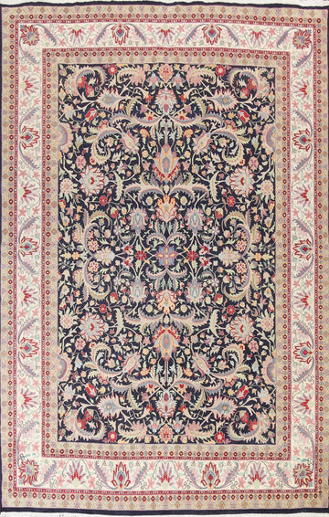 Vegetable Dye Aubusson Oriental Area Rug 9x12