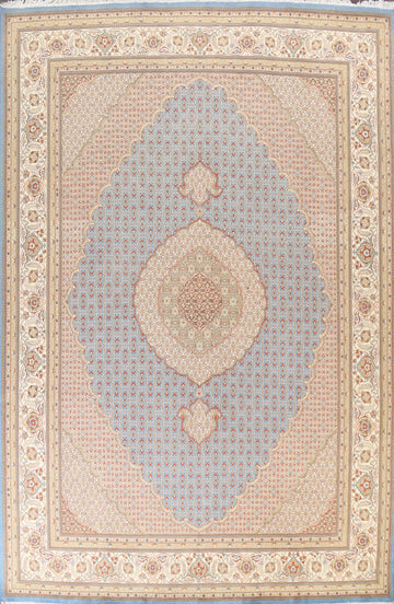 Vegetable Dye Tabriz Mahi Oriental Area Rug 9x13