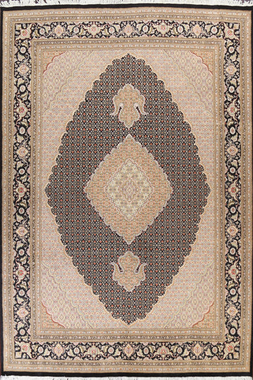 Vegetable Dye Tabriz Mahi Oriental Area Rug 9x12