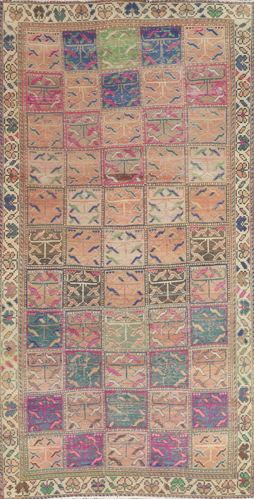 Vintage Bakhtiari Persian Handmade Rug 5x9
