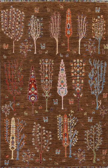 Vegetable Dye Ziegler Handmade Area Rug 6x8
