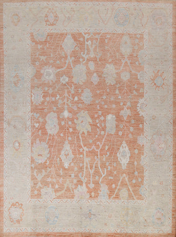 Muted Oushak Turkish Area Rug 8x10