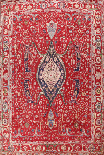 Vegetable Dye Heriz Serapi Handmade Area Rug 10x14