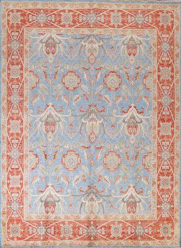 Vegetable Dye Ziegler Handmade Area Rug 8x10