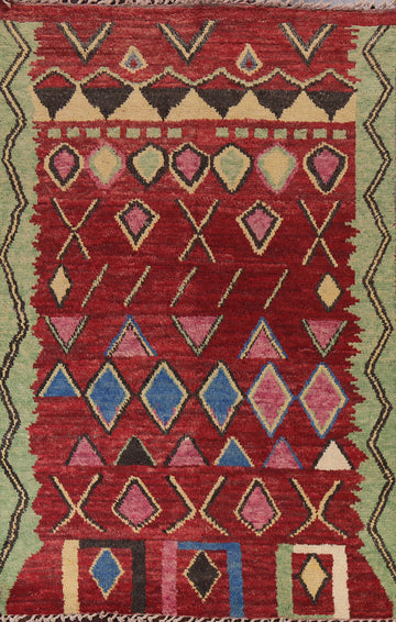 Tribal Moroccan Handmade Area Rug 7x10