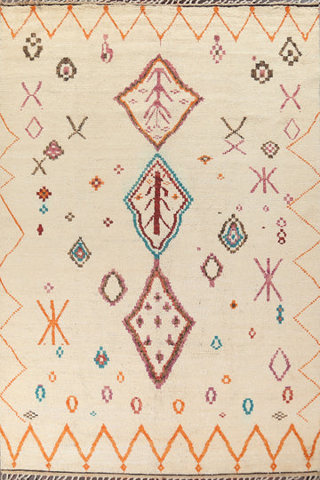 Tribal Moroccan Handmade Rug 9x13