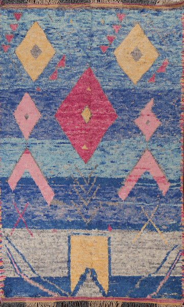 Tribal Moroccan Handmade Area Rug 6x10