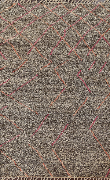 Trellis Moroccan Wool Area Rug 6x10
