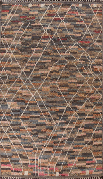 Handmade Moroccan Wool Area Rug 9x13