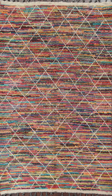 Trellis Moroccan Wool Area Rug 6x10
