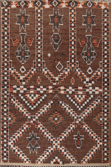 Geometric Moroccan Handmade Area Rug 8x10