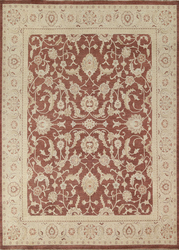 Floral Oushak Chobi Handmade Area Rug 8x10