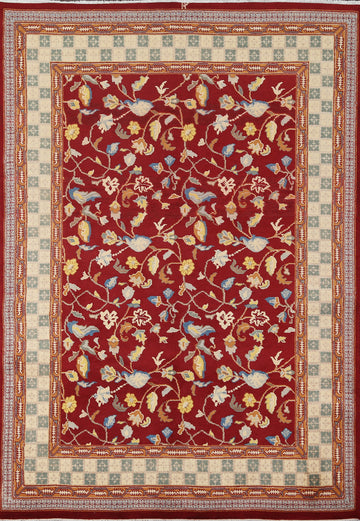 Vegetable Dye Red Ziegler Oriental Area Rug 5x7