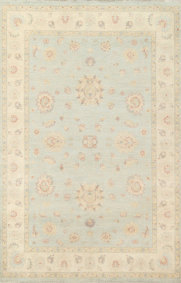 Vegetable Dye Peshawar Chobi Handmade Area Rug 6x8