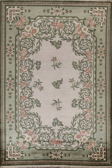 Handmade Nepal Tibetan Wool Area Rug 6x9