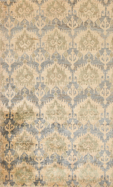 All-Over Oushak Handmade Area Rug 6x9