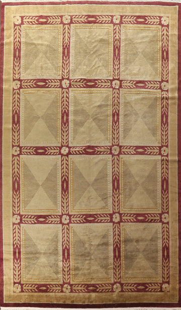 Vegetable Dye Nepalese Large Area Rug 12x18