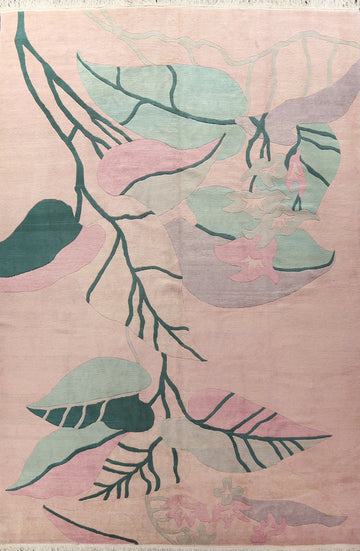 Vegetable Dye Large Nepalese Wool Area Rug 12x15