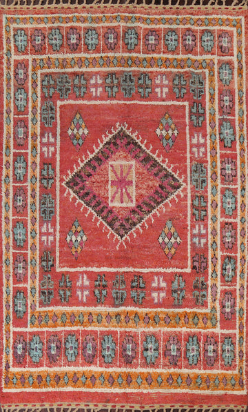 Handmade Moroccan Wool Area Rug 8x11