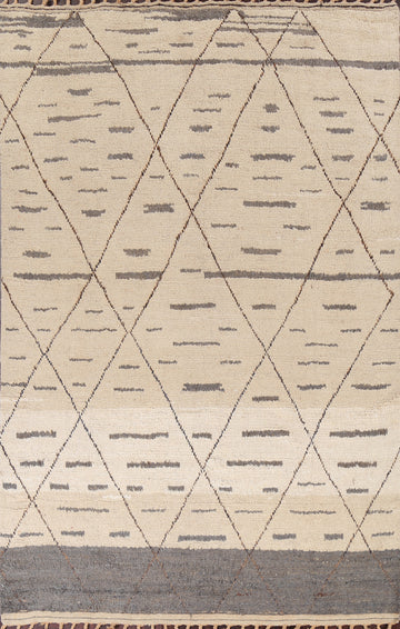 Trellis Moroccan Handmade Area Rug 8x11