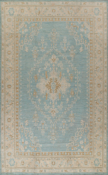 Vegetable Dye Oushak Oriental Area Rug 10x14