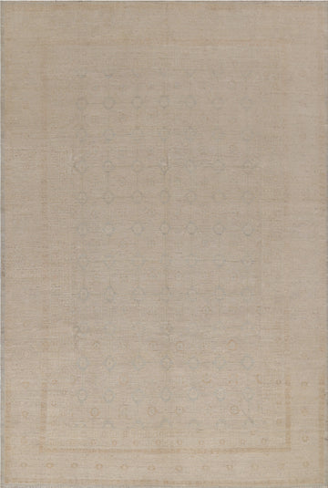 Vegetable Dye Oushak Turkish Area Rug 8x10