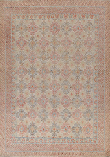 Vegetable Dye Oushak Turkish Area Rug 8x10