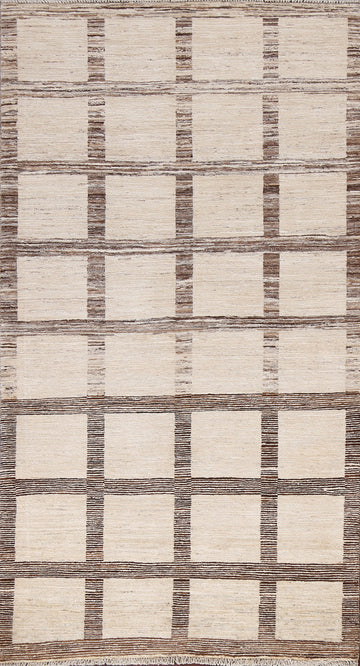 Wool Gabbeh Kashkoli Handmade Rug 3x6