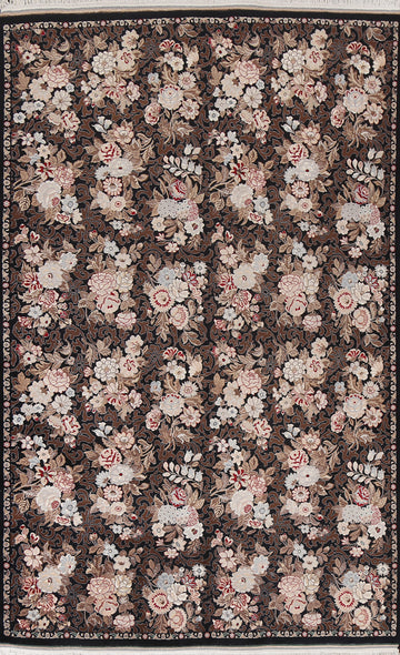 Vegetable Dye Contemporary Wool Area Rug 6x10