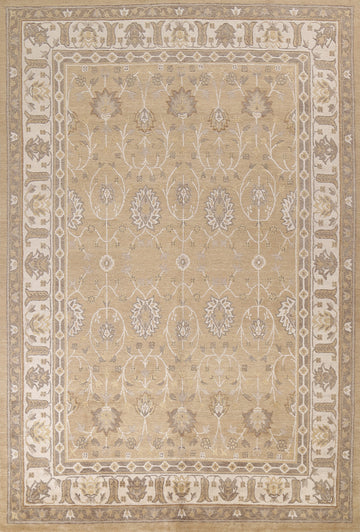 Vegetable Dye Nepalese Wool Area Rug 9x12